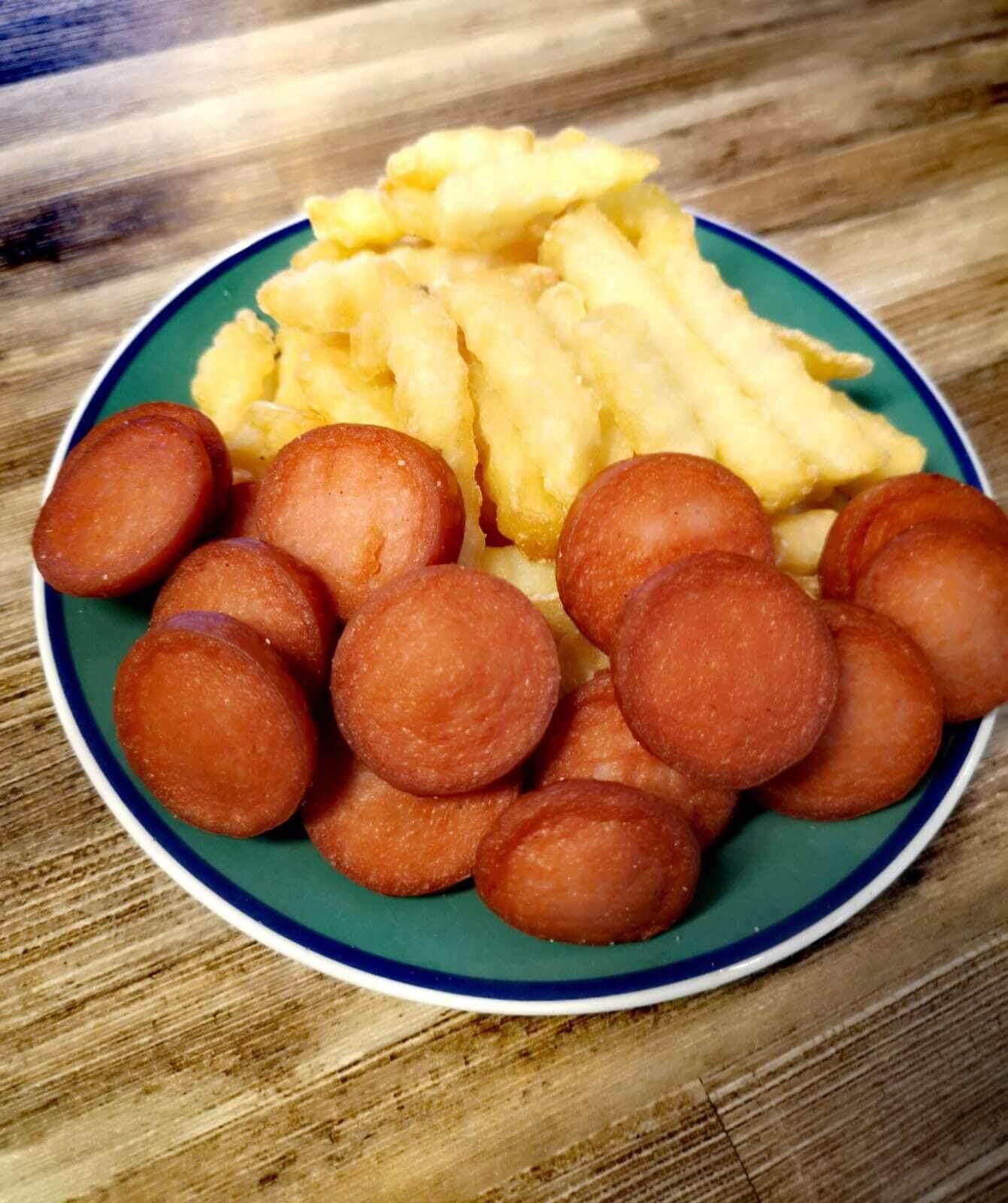 product-image-Pølsebiter med Pommes Frites