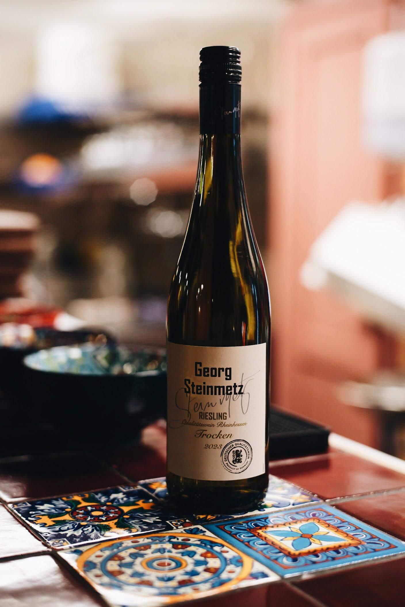 product-image-White Wine Georg Steinmetz Riesling Trocken - Bottle