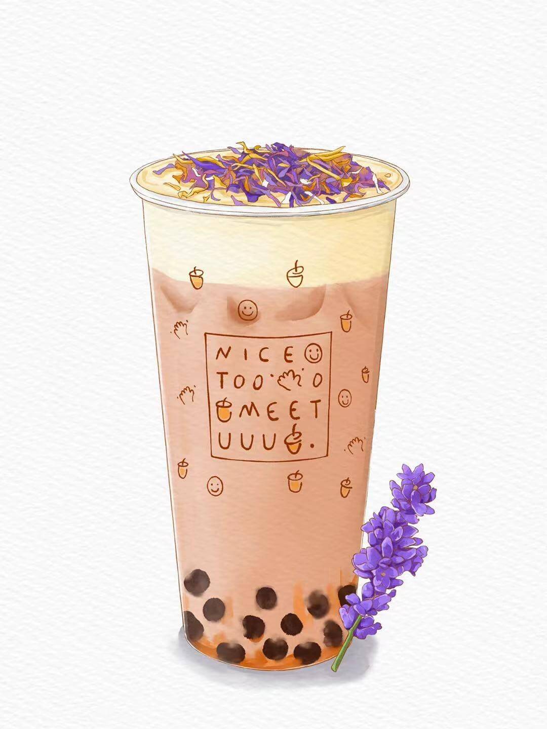 product-image-Lavender Milktea(L) 薰衣草奶茶