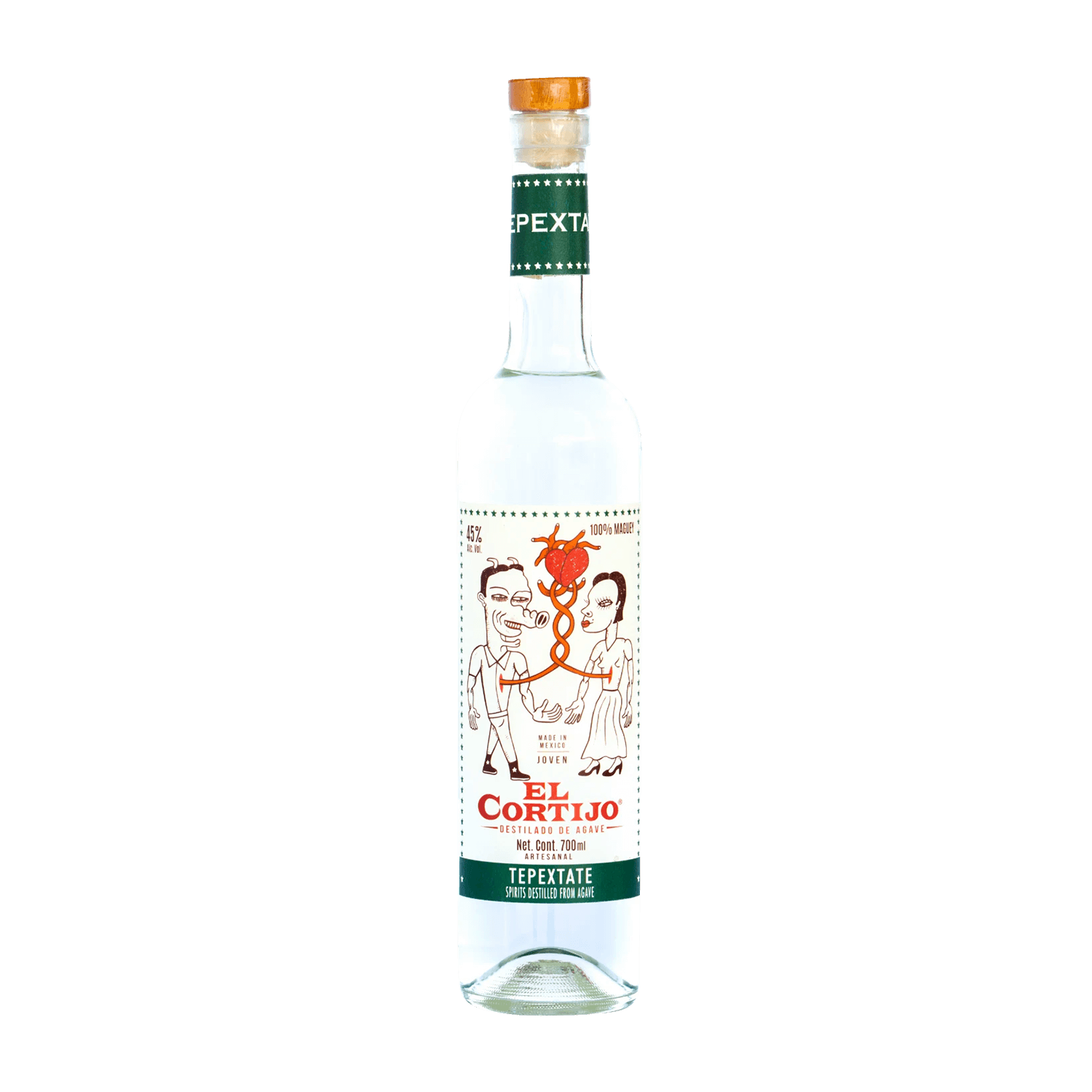 product-image-Mezcal El Cortijo Tepextate 45%, 2CL