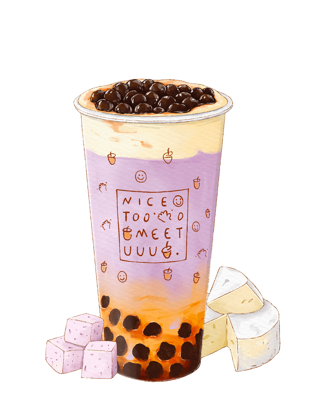 product-image-Frozen Taro (L) 香芋冰沙奶盖盖