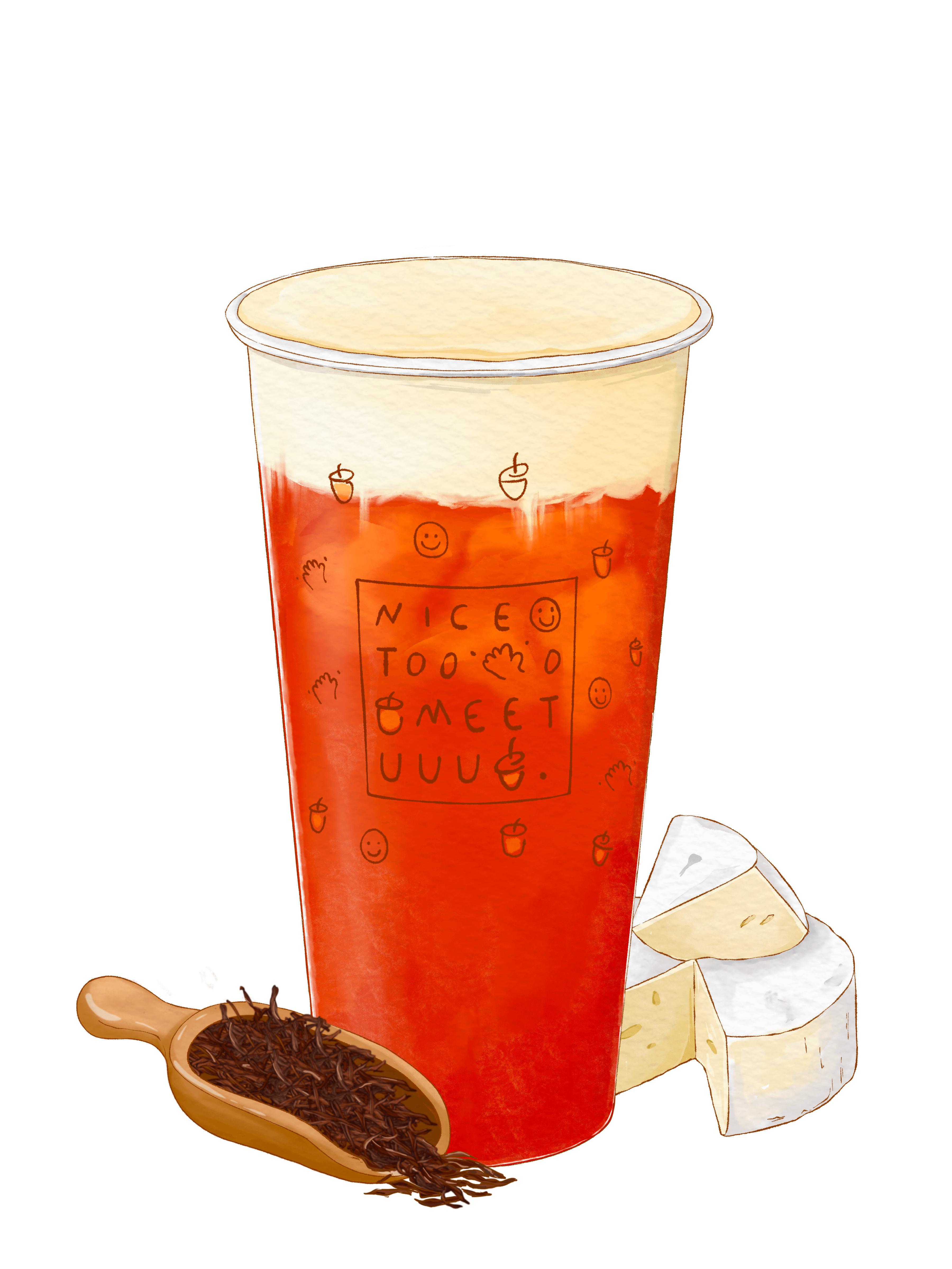 product-image-Cheesy Black Tea - L - 芝士小红