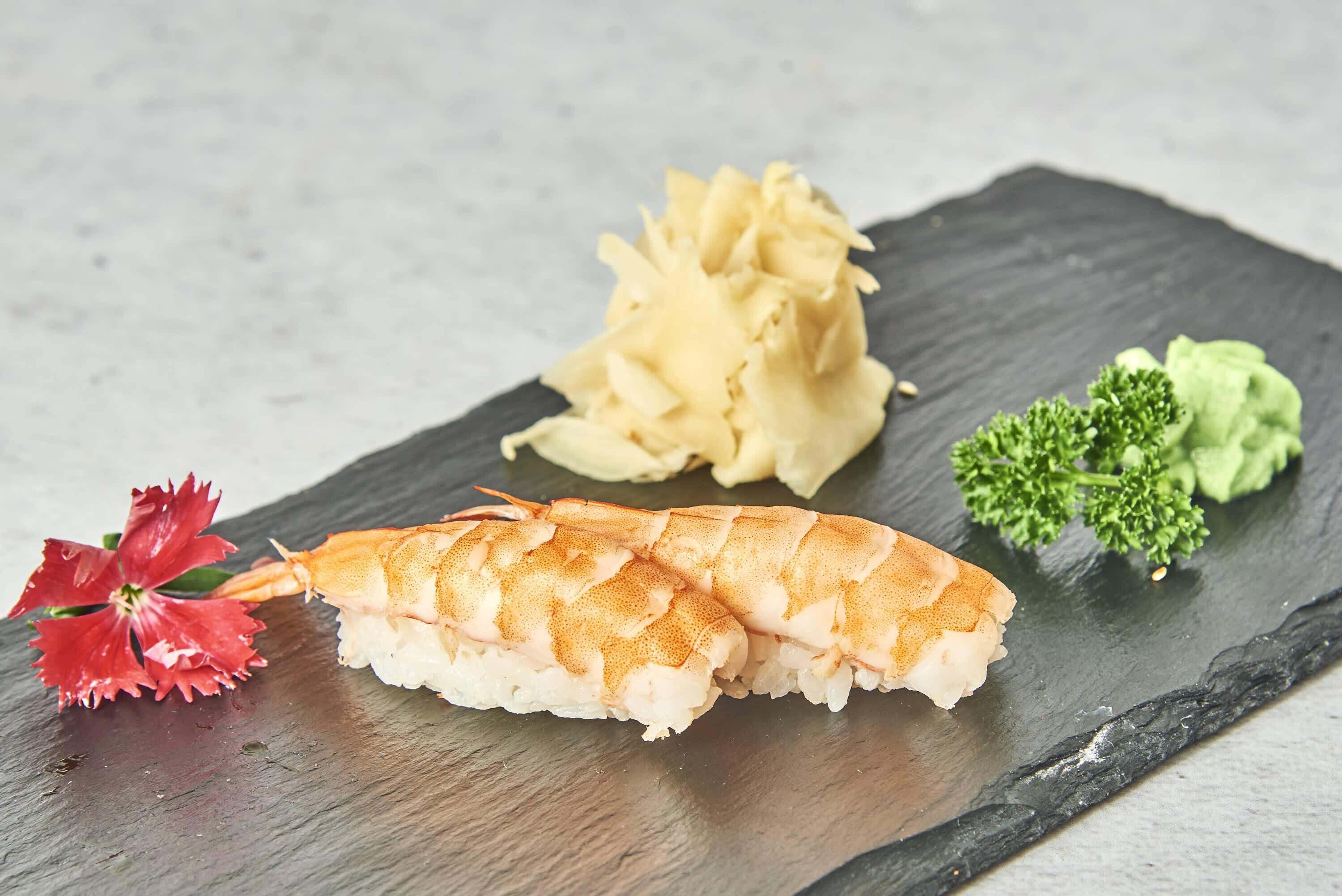 product-image-Kokt scampi nigiri (2 stk)