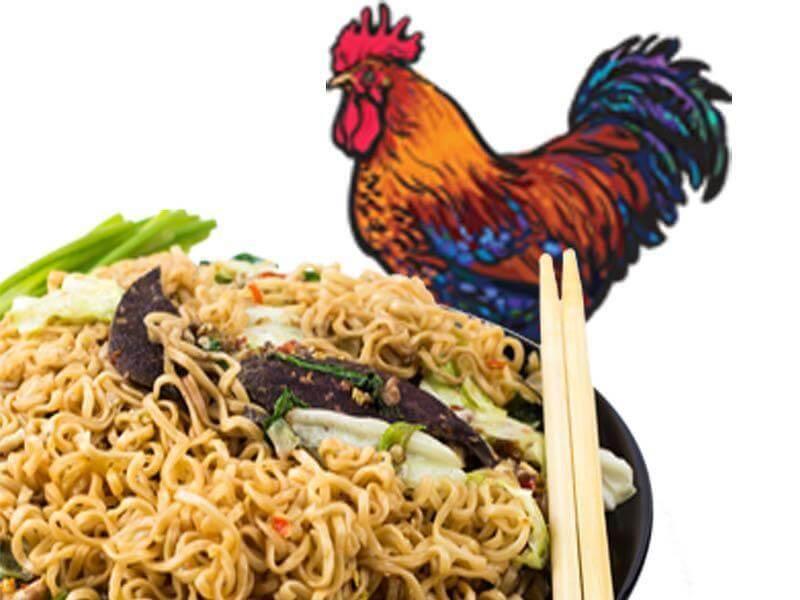 product-image-Stekte nudler med kylling