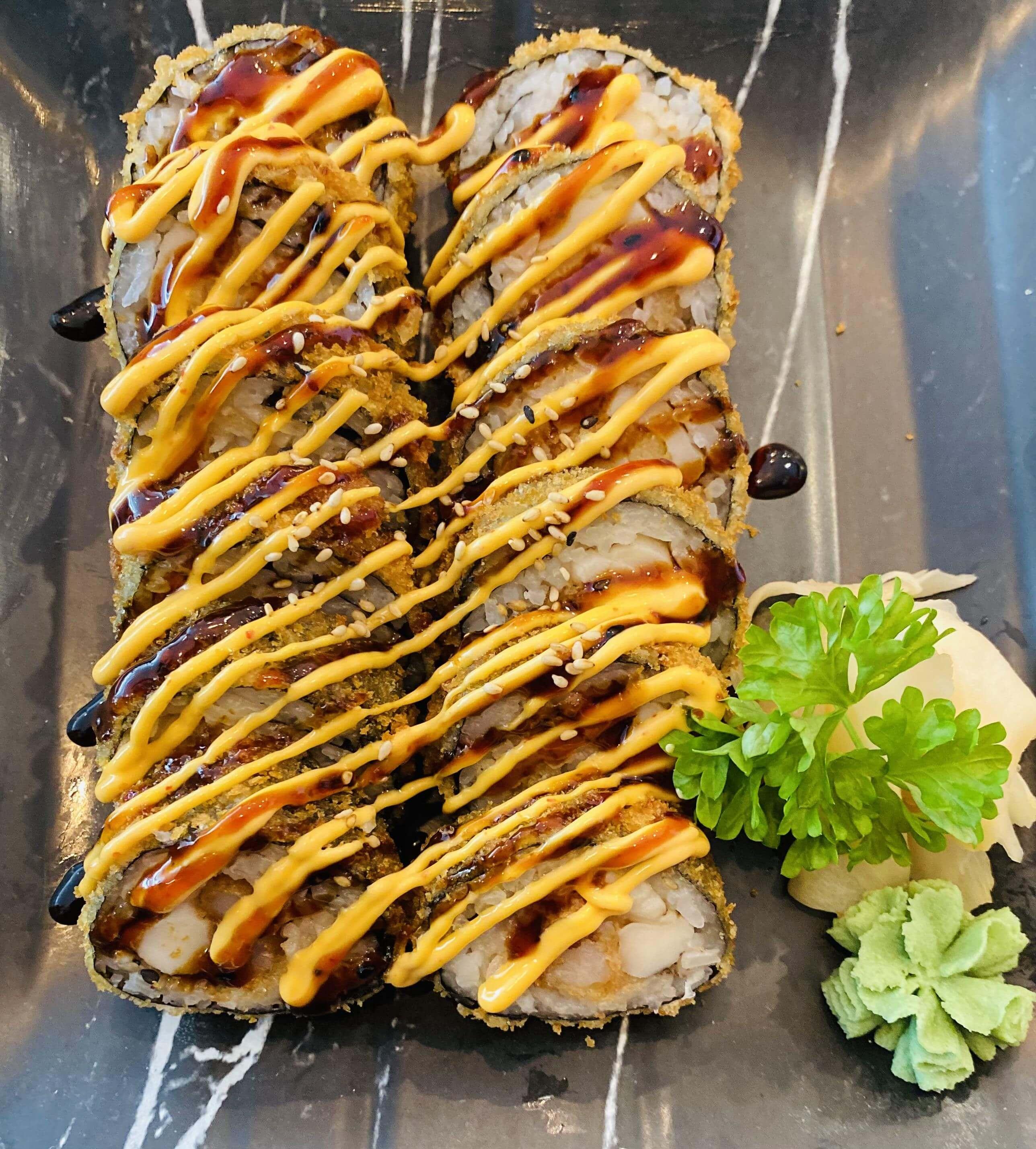 product-image-Nr.161 : Crispy kamskjell & scampi 12 biter