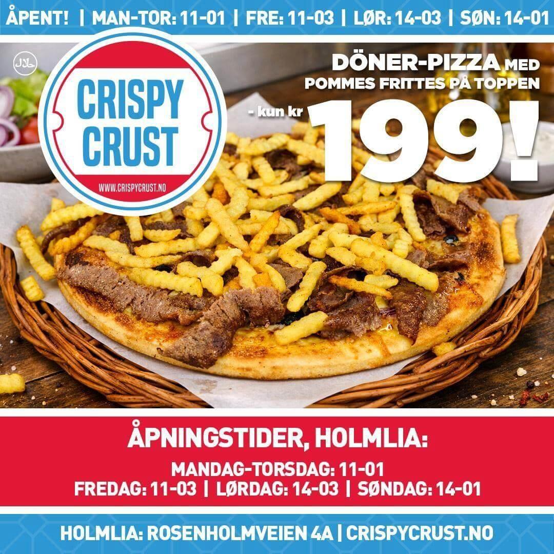 product-image-Døner Pizza med pommes på topp