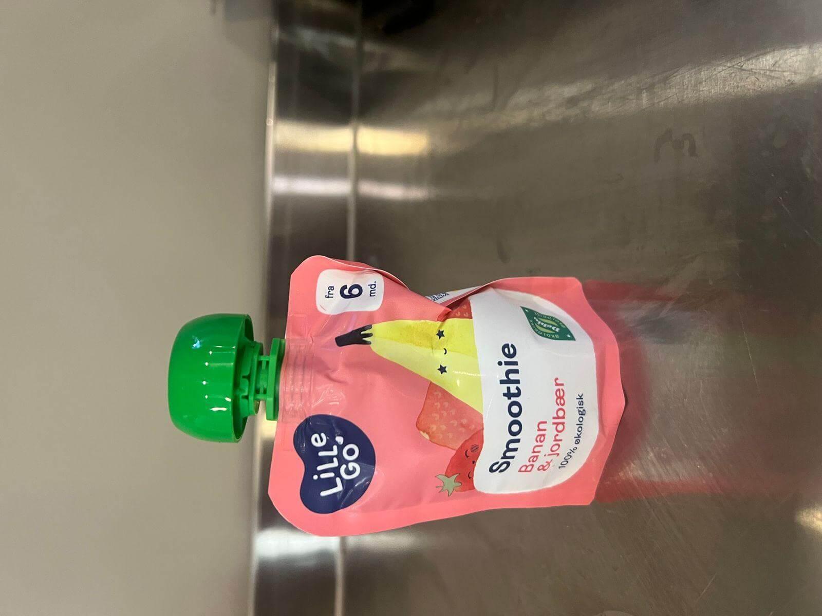 product-image-Smoothie fra 6 mnd banan og jordbær