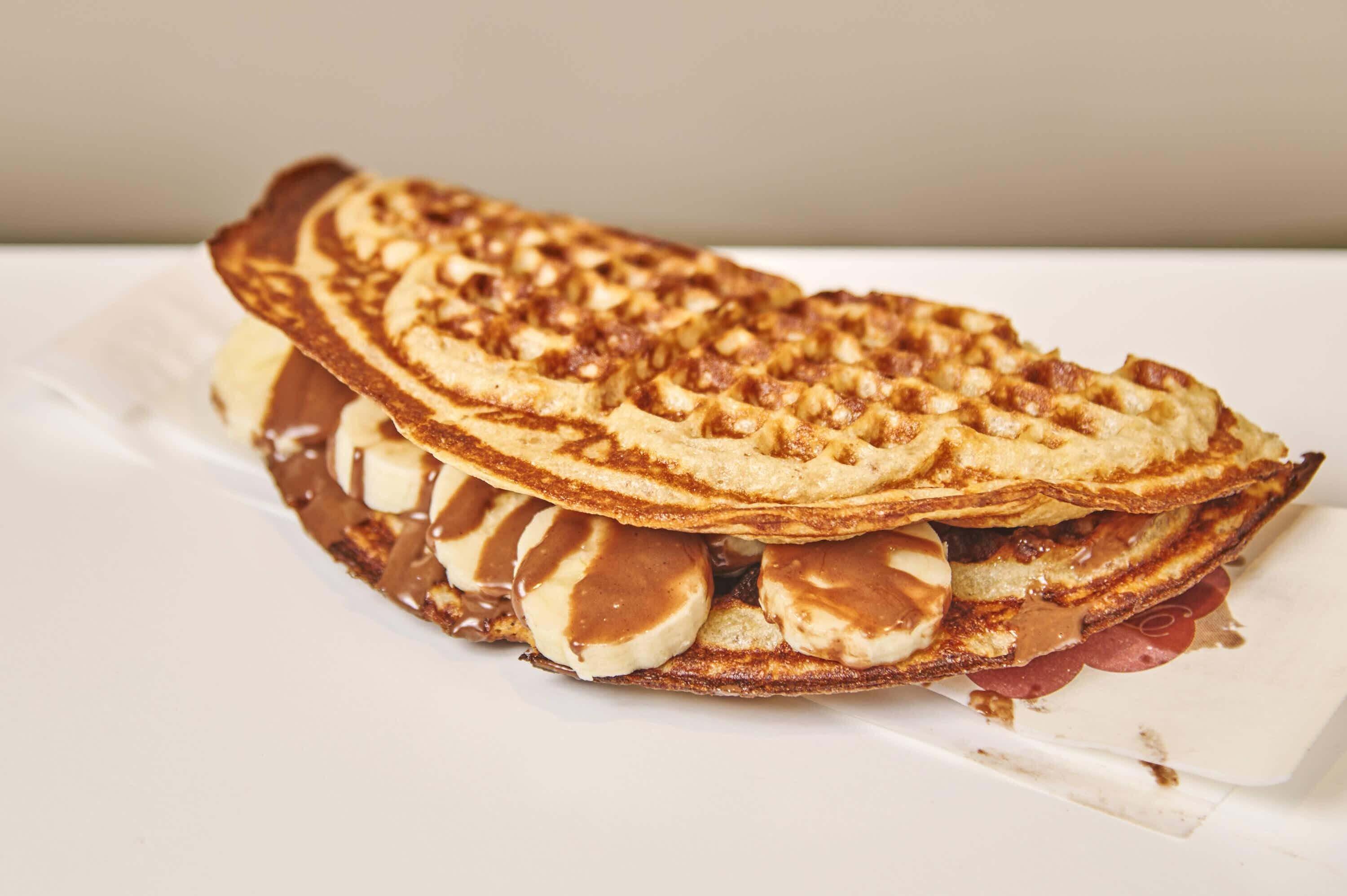 product-image-Nystekt Vaffel med Nugatti & Banana
