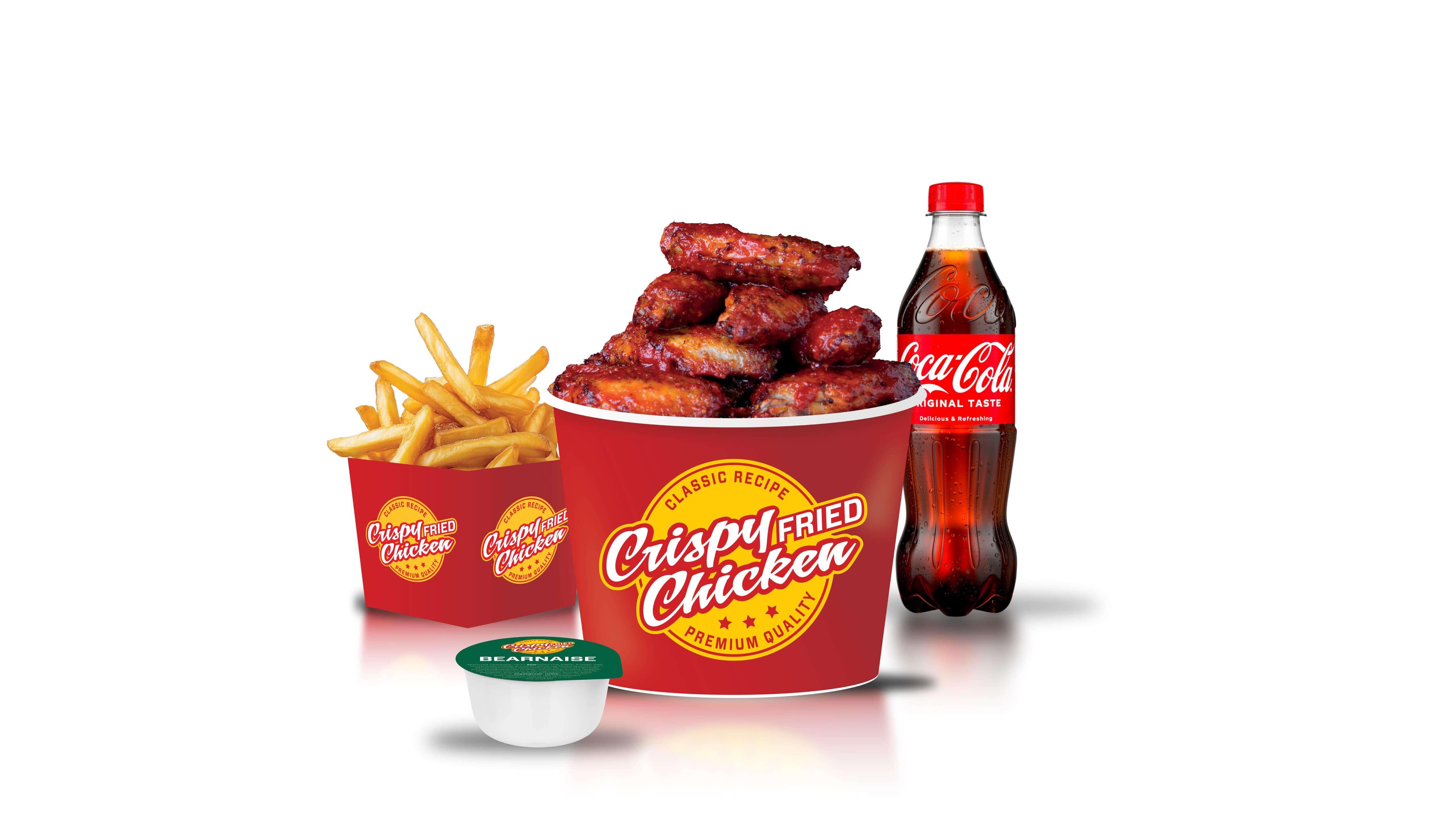 product-image-Greasy Wings Meal: Hot Chili