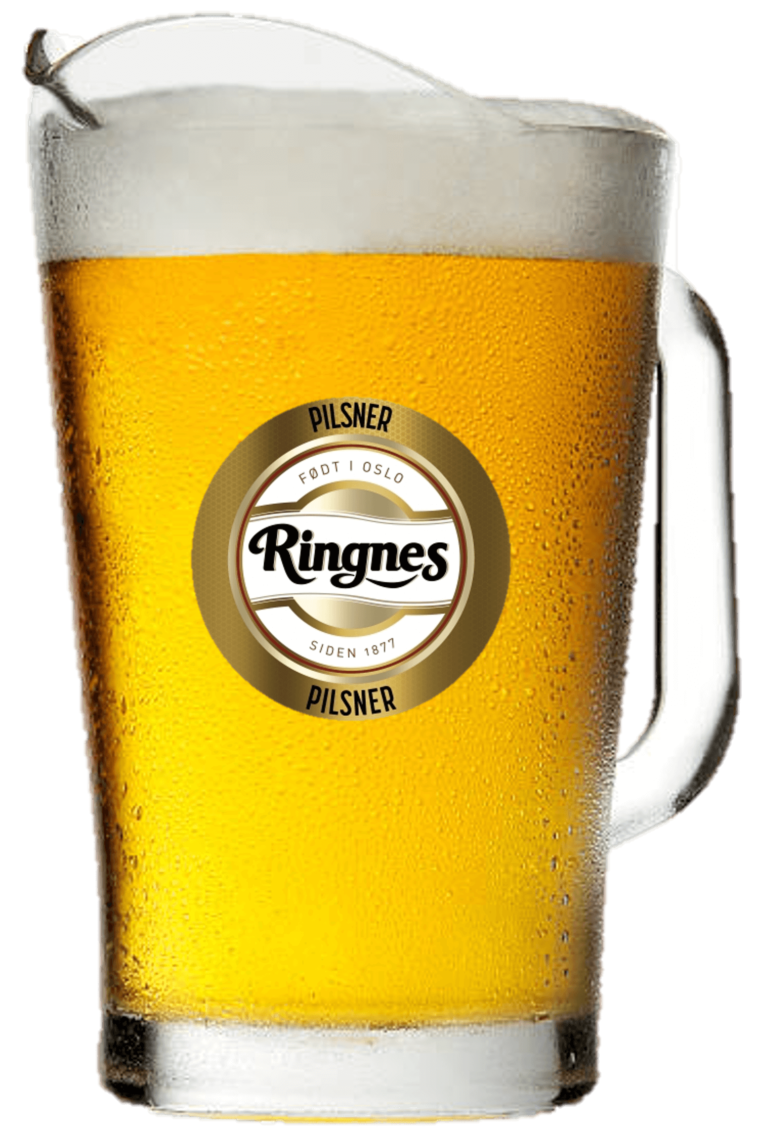 product-image-1.6l Pitcher med Ringnes pilsner fra tapp
