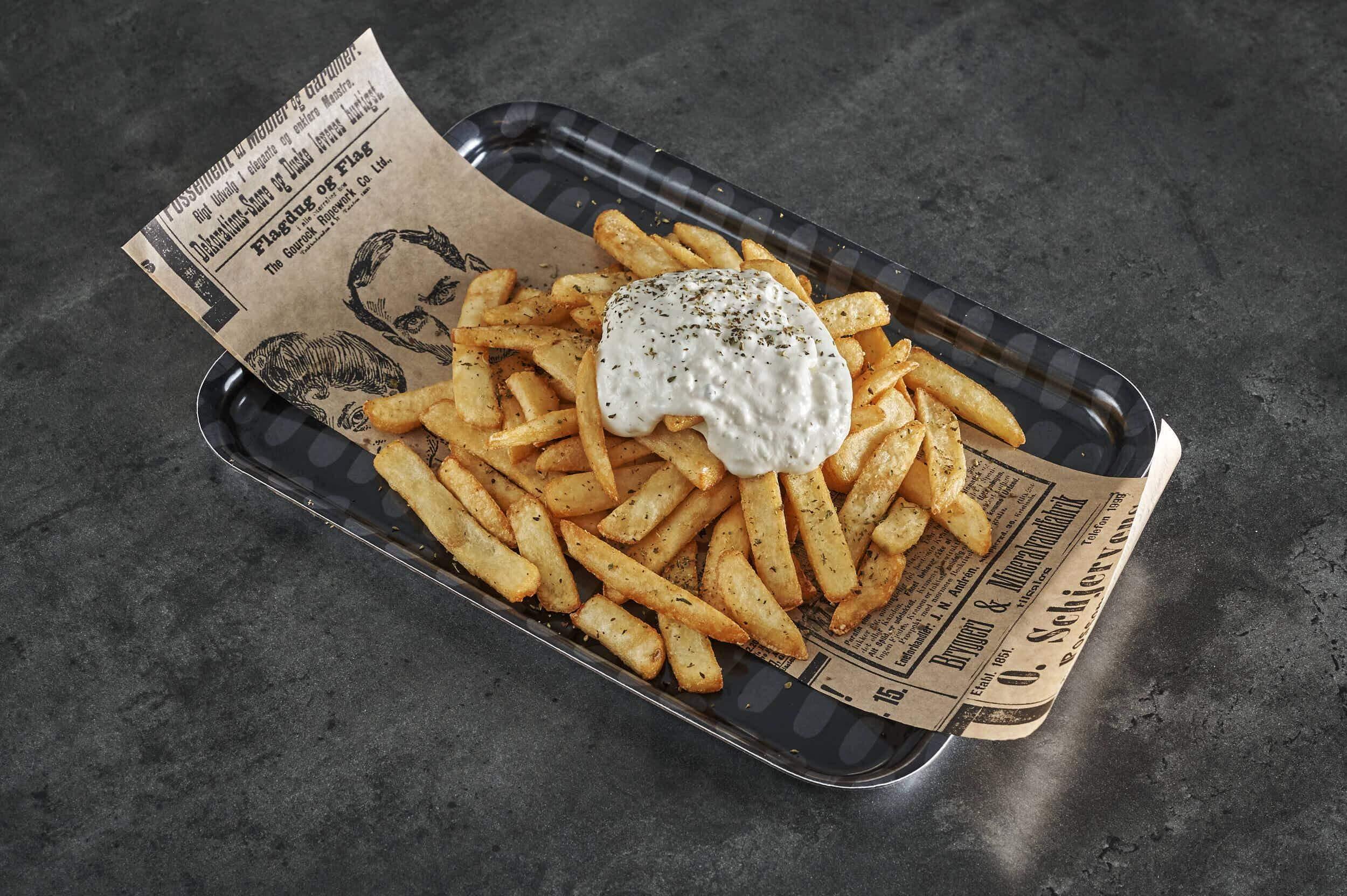 product-image-Pommes Frites m/ Fetaostsaus & Oregano