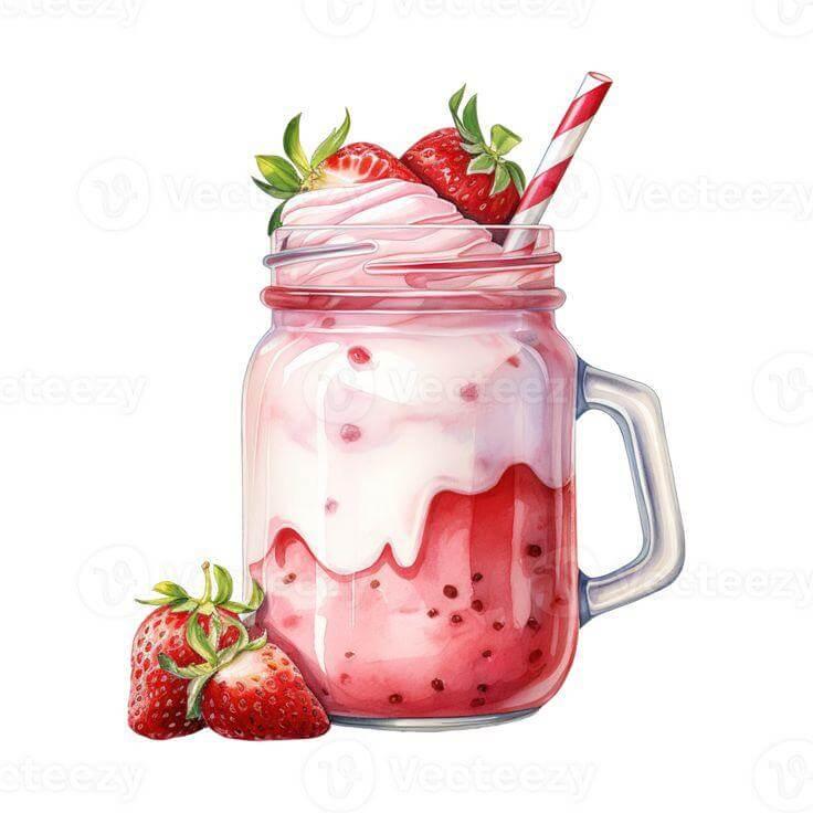 product-image-Jordbær Milkshake