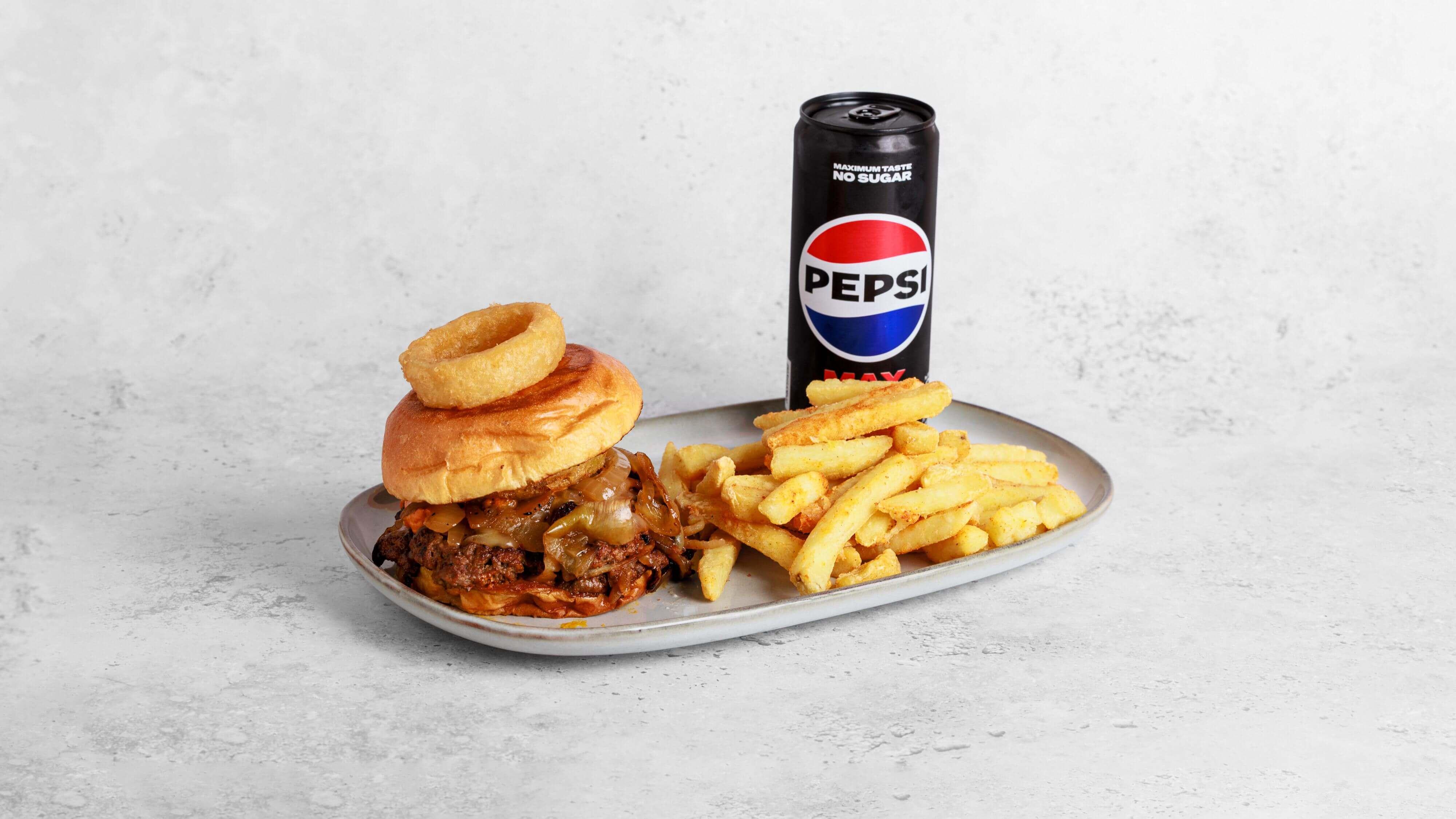 product-image-Tripple Onion Smash Burger Meny