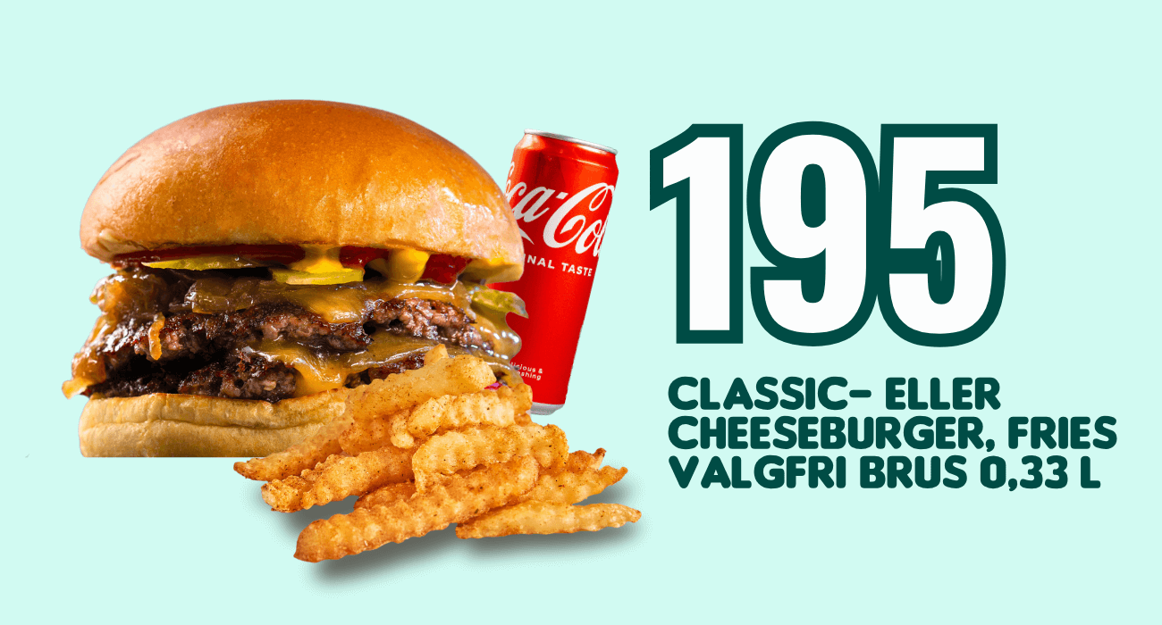 product-image-Cheese Burger Meal Tilbud