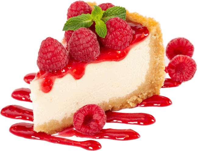 product-image-Ostekake med bringebær