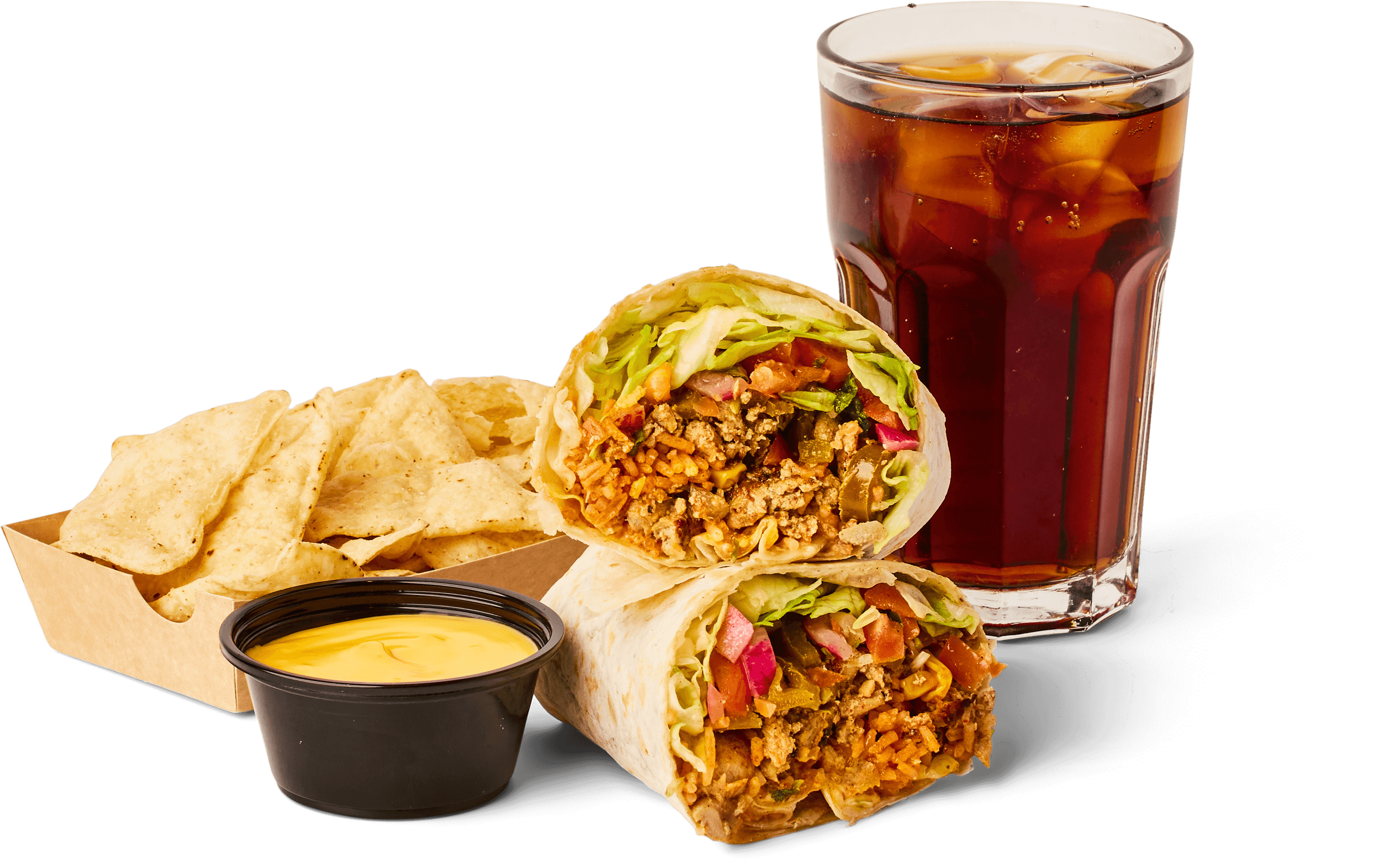 product-image-Jalapeño Chicken Burrito + Nachos or French Fries + Drink after 21