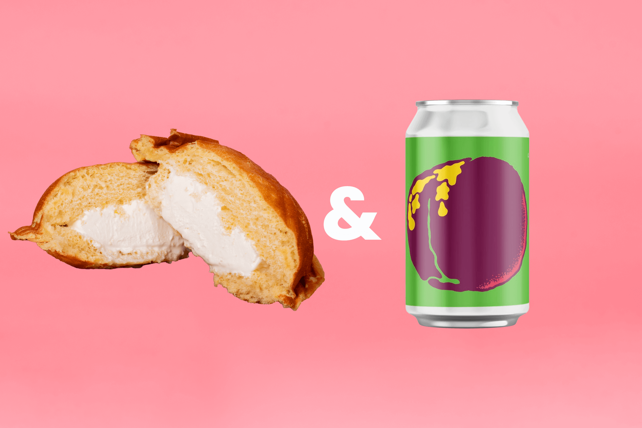 product-image-Innbakt softis med 3 toppinger + kald drikke