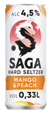 product-image-Saga Hard Seltzer Mango & Peach 0,33 l.