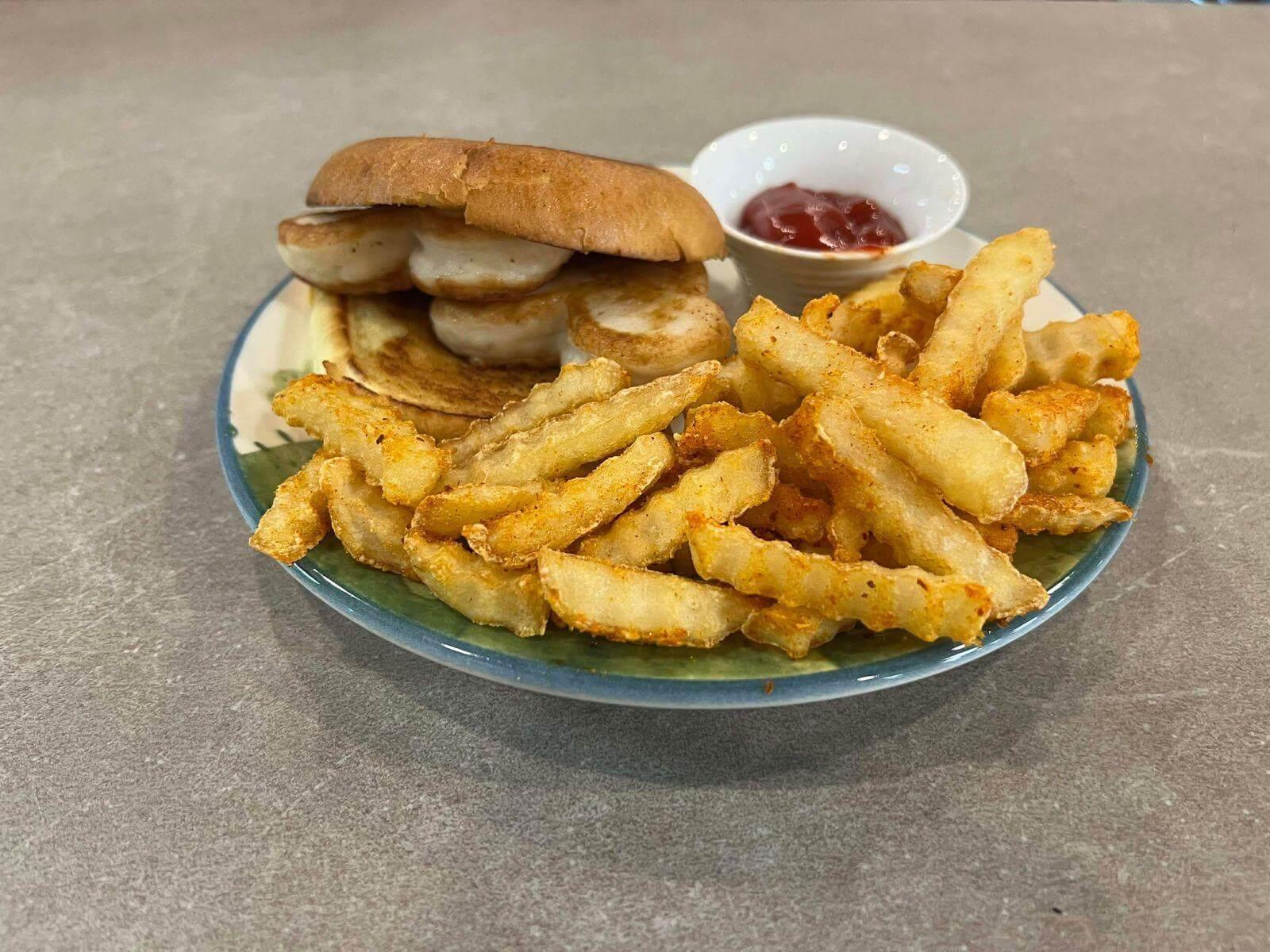 product-image-Fiskeburger med pommes